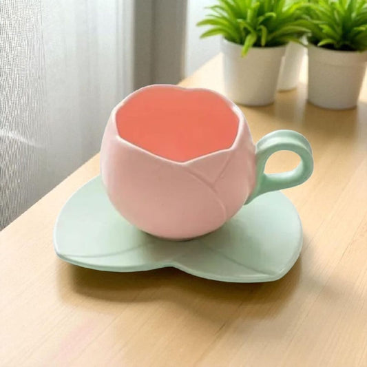 Lotus Shaped Mug Set