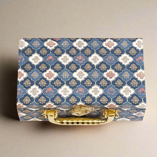 Premium Dry Fruit Box - Two Jars and Velvet Finish