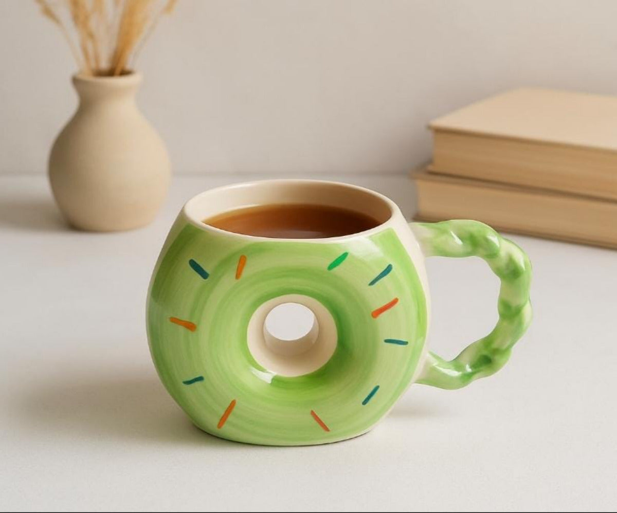 Donut Green Mug - Aesthetic collection