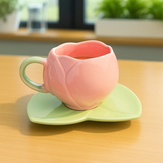 Lotus Shaped Mug Set